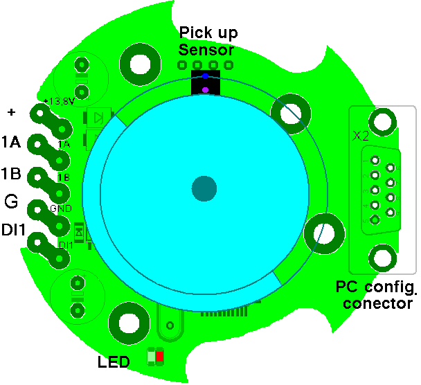 Základní technické parametry Parametr Rozsah Napájecí napětí 3,5 až 25V (přepěť. ochrana 33V) Pracovní otáčky 0 až 25.