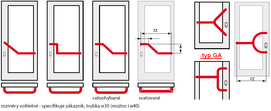 7. Madla rovná - tvarová typ H var. H-A typ HC var. HC-A H typ/rz. RAL NER H350 800 Kč 1 500 Kč 1100 1 410 Kč 2 140 Kč HC typ/rz.