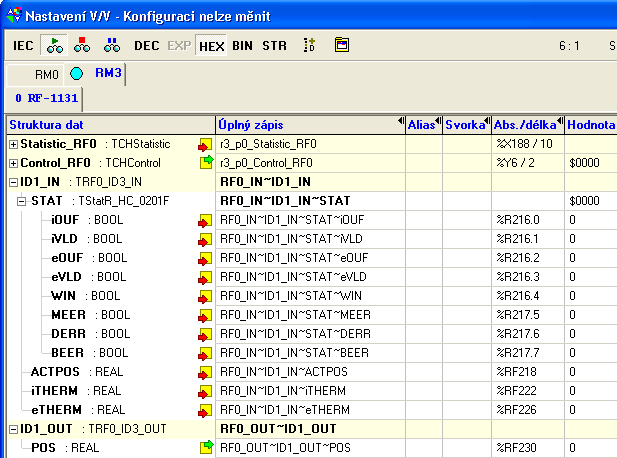 RF MODULY Bondování modulu je zachováno i po vyjmutí (vybití) baterií.