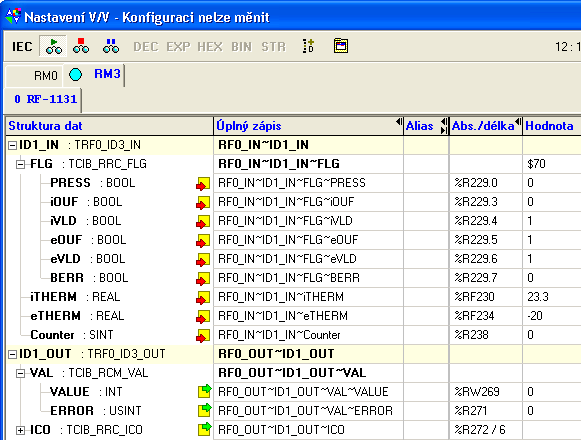 RF MODULY EXTERNAL THERMO SENSOR 1 2 3 