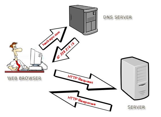 216.239.51.99, ale stačí, pokud do adresního řádku zadáme www.google.com. O zbytek se postará DNS server, který takto zadaný text převede na požadovanou IP adresu a náš požadavek zpracuje.