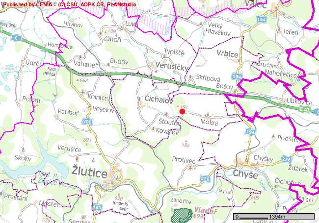 C. Údaje o stavu životního prostředí v dotčeném území Přírodní parky se v blízkosti záměru nenacházejí.