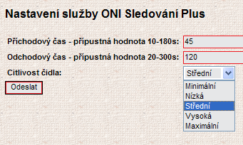 Webová aplikace ONI systému Kliknutím levým tlačítkem myši na ikonu s názvem objektu (nebo na název objektu) se otevře nové okno s podrobnými informacemi o objektu.