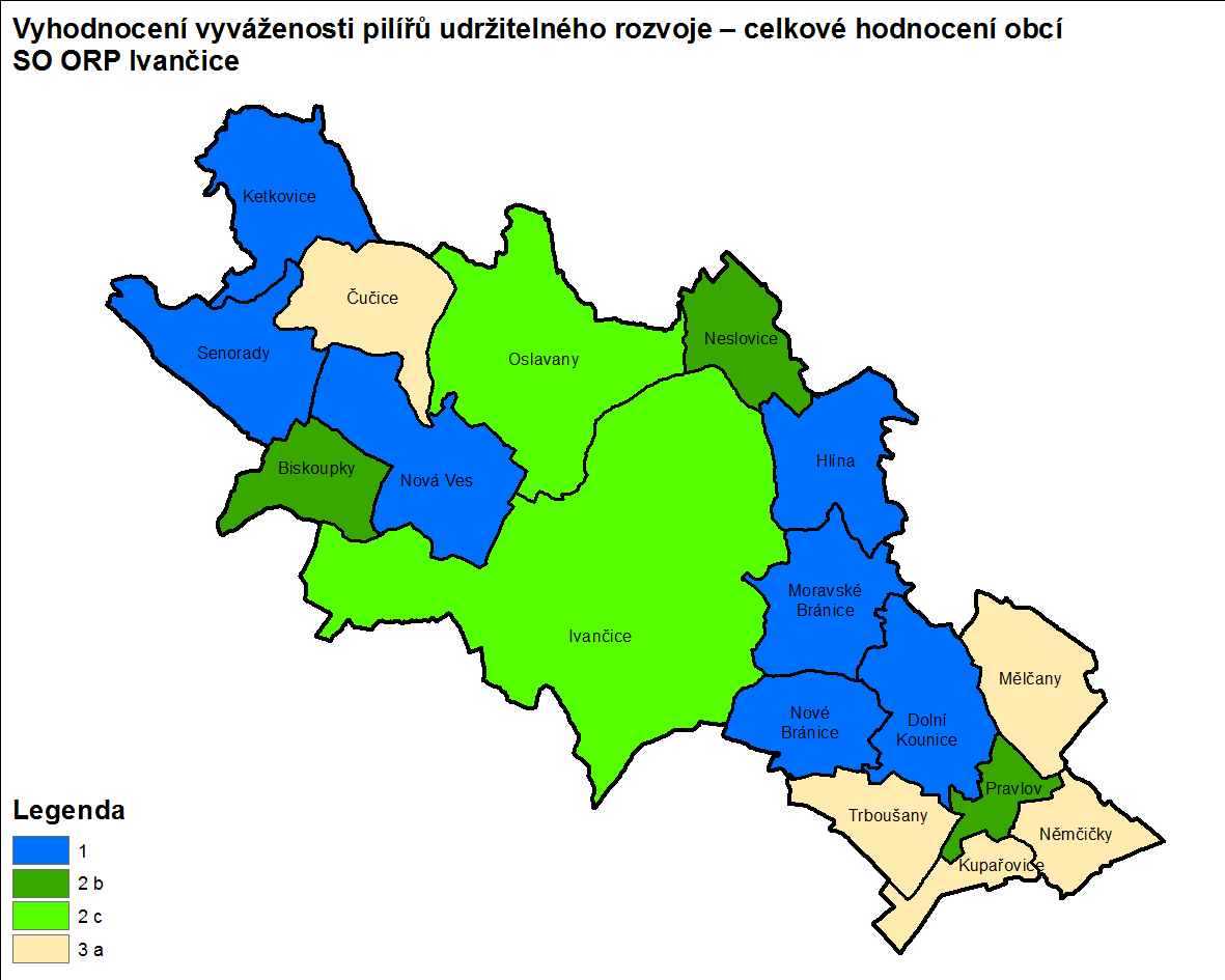 EKOTOXA s.r.o. Rozbor udržitelného rozvoje území SO ORP Ivančice 2014