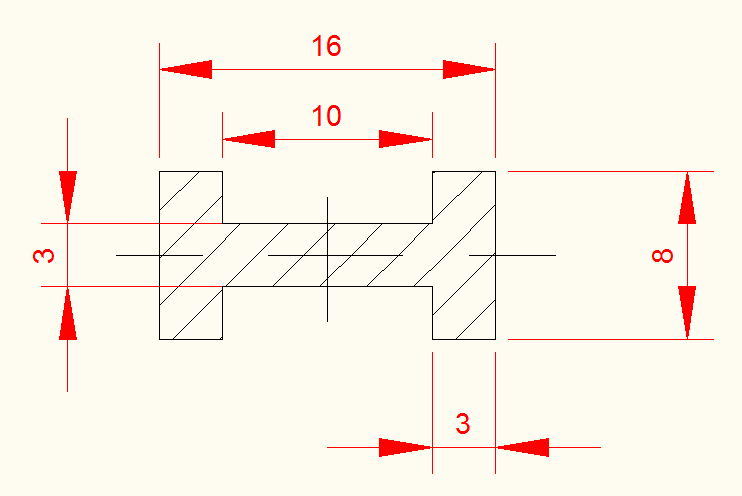 Návrh rozměrů oka ojnice [3] - zde se vychází z ověřených výpočtových vztahů volím: d 1 = 19 mm, b = 0 mm d = (1, 1,4). d 1 = (1, 1,4 ).