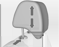 36 Sedadla, zádržné prvky Opěrky hlavy na předních sedadlech V závislosti na výbavě vozidla existují dva různé druhy opěrek hlavy pro přední sedadla: Seřízení výšky a vzdálenosti Seřízení pouze výšky