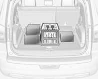 66 Úložné prostory Informace o nakládání Těžké předměty v zavazadlovém prostoru by měly být umístěné tak, aby přiléhaly k opěradlům sedadel. Ujistěte se, že jsou opěradla bezpečně zajištěna.