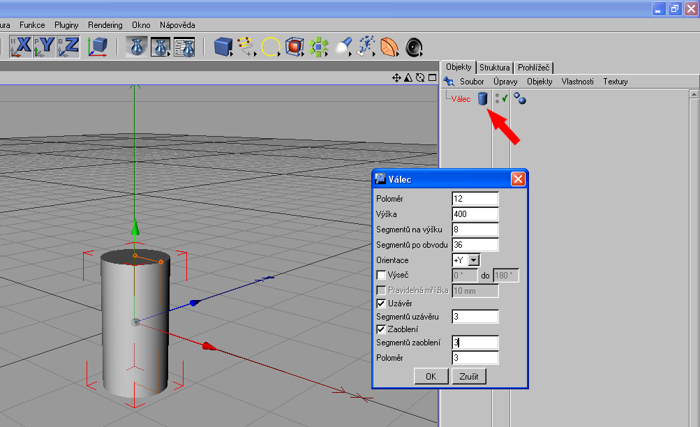 3D grafika modelování objektů Práce s 3D grafikou sestává ze tří základních částí: - modelování objektů - použití materiálů a textur - použití světel a renderování obrázku nebo animace Jednotlivé