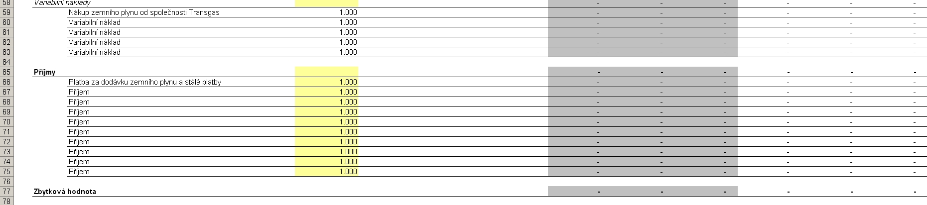 V rámci zpracování třetího kroku Od cen tržních k cenám účetním (stínovým), je zapotřebí nastavit vyrovnávací koeficienty pro změnu cen tržních na ceny účetní.