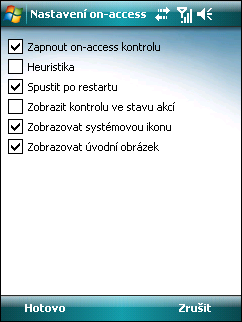 4. On Access kontrola On Access skener se spouští automaticky při spuštění operačního systému. Kontroluje soubory, ke kterým se v daný moment přistupuje a zároveň je kontroluje.