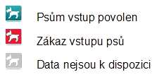 bylo, stejně jako u předchozích map, použito šedé pozadí. Překvapujícím zjištěním je, že až na pár výjimek je vstup pejskům bez problémů povolen.