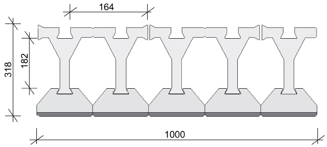 proti zanesení jemnými částicemi a jílového těsnění. Množství zásypového materiálu se vypočítá na základě níže uvedených jednotkových ploch modulových stěn.