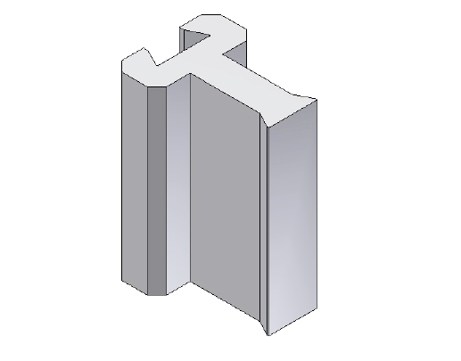 Pravý rohový blok se pozná tak, kdy při pohledu na větší pohledovou plochu bloku (rozměr 400 x 200 MM) se stýká na pravé straně s kratší pohledovou plochou (rozměr 200 x 200 MM) viz obr. a).