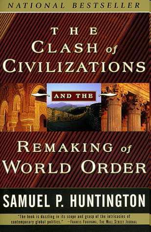 Samuel HUNTINGTON: Střet (1927 2008) Americký politolog Kniha Střet civilizací (1996) (The Clash of Civilisations and the Remaking of World Order) Polemika s Fukuyamou: věk ideologií skončil, ale v