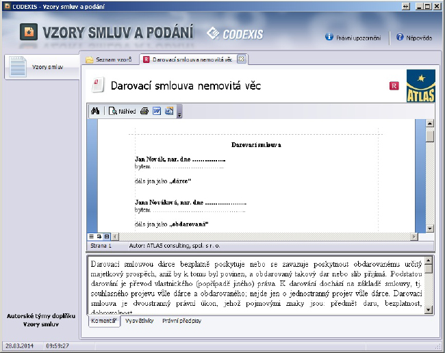 Codexis Uživatelská příručka 71 3.6 HISTORIE VYHLE 4.7 ČASOVÉ VYHLE 4.8 VYHLE PODLE Doplňky 6.