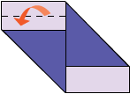 Návod na složení: Origami kapsa Pracovní list 4/1 - Matematika Téma: Origami kapsa 1. Přelož na polovinu. 2. Rozlož zpátky. Přelož spodní levý roh do středu, udělej to samé s pravým horním rohem. 3.