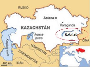 2. Jezero Balchaš Tab. 2. Charakteristika jezera Balchaš (zdroj: wldb.ilec.or.