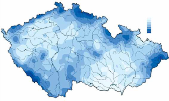 159 nádrží s celkovým ovladatelným objemem 2 500 mil. m 3 vody veřejné vodovody a kanalizace 9,9 mil. obyv. (tj.