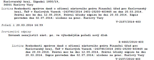 VII. Zájemci o koupi dražených nemovitostí jsou povinni se zaregistrovat do systému elektronických dražeb na adrese: http://drazby.exekucecv.