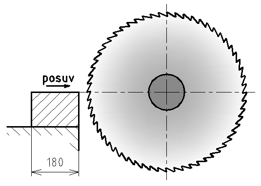 min -1 a posuv p = 0,4 mm za otáčku. Úkol: Určete pracovní čas (dobu na osoustruţení hřídele).
