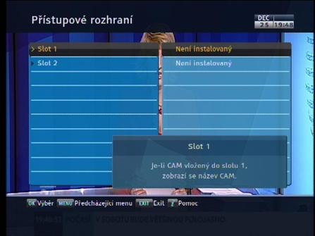 Common Interface (CI) je konektor v digitálním přijímači, do kterého se zasune dekódovací modul s dekódovací kartou. Pod předním krytem digitálního přijímače se nachází dva tyto konektory.