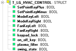 0 = čistý, 1 = zanesený b_fan_low_icon signalizace nízkých otáček ventilátoru b_fan_med_icon signalizace středních otáček ventilátoru b_fan_high_icon signalizace vysokých otáček ventilátoru Struktura