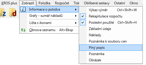 4 Tvorba soupisů prací v rozpočtu Tvorba rozpočtu, resp.