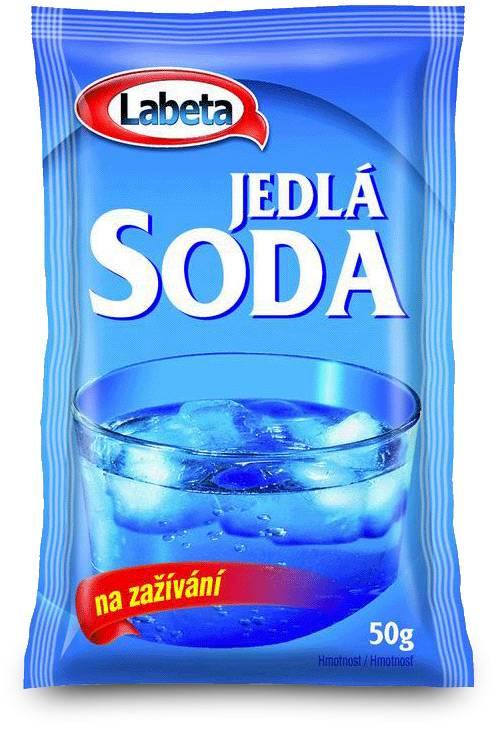 Jedlá soda ve vysokém množství způsobí