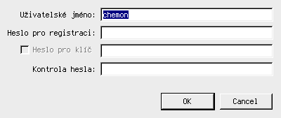 Dokumentace aplikace Chemon, Vydání 2.0 Obrázek 1.1: Obrazovka přihlášení aplikace Chemon Registrovat nového uživatele Zobrazí Dialog registrace uživatele.