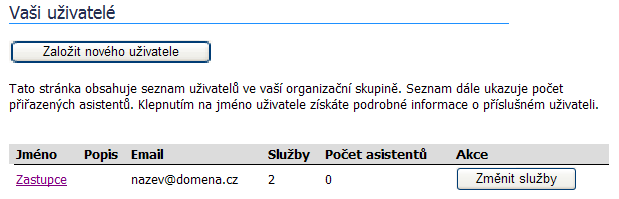 Po stisku tlačítka Potvrdit známé údaje vám bude zobrazeno potvrzení o úspěšném přihlášení ke službě.