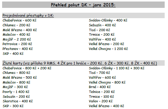 ZPRÁVA PŘEDSEDY DK OFS ÚSTÍ NAD LABEM Od 1.7.