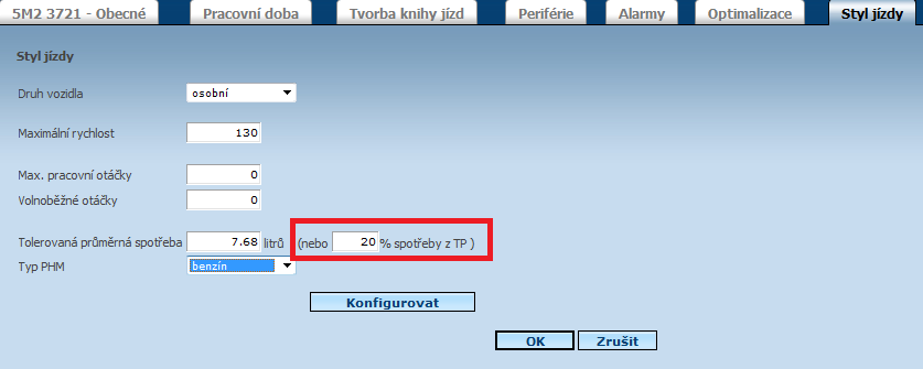 NOVINKA VYLEPŠENÉ NASTAVENÍ PRO STYL JÍZDY Novinka vylepšené nastavení pro Styl jízdy Pokud používáte pro sledování způsobu, jakým řidiči jezdí s vozidly, volbu Statistika Styl jízdy Styl jízdy,