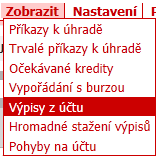 Obrázek 75 - Tiskové zobrazení platebního příkazu do zahraničí 3.8.