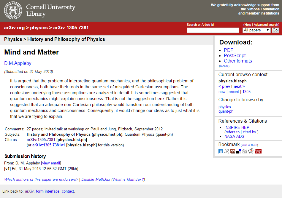 ARXIV.ORG Vznik v roce 1991. Databáze volně dostupných preprintů z fyziky, matematiky, astronomie a dalších oborů. Každý měsíc tisíce nových článků.