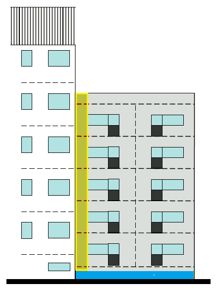 2. ZKUŠENOSTI Z REALIZACÍ ETICS A) ZDVOJENÍ ZATEPLOVACÍCH SYSTÉMŮ požární