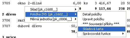 14 Modul Zásoby - Základy ovládání 1 Tlačítka Stavy skladů o zobrazí množství dané položky na jednotlivých skladech Detail položky zobrazí detailní informace o položce Dodavatelé o Zobrazí, kteří