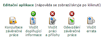 6. Pokud se Vám v zadávání doplňujících informací zobrazuje zpráva, že doplňující informace jsou kompletně vloženy, můžete přejít ke druhému kroku. 7.