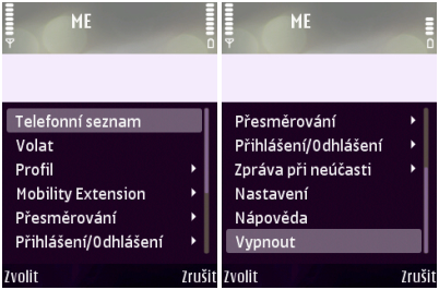 Hlavní menu Velkou výhodou této aplikace je její jednoduchost a uživatelská přívětivost. Do hlavního menu se dostanete po stisknutí možnosti Volby.