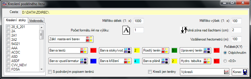 Z checkboxlistu, viz následující strana, je uživateli umožněno vybrat vždy jen jeden soubor VPU s uloženými vpusty. Kresba se ukládá do unikátní hladiny výkresu. 6.