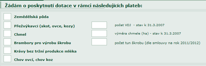 25-26 Bankovní účet, na který mají být žadateli zaslány finanční prostředky, přičemž do pole 25 uvede číslo účtu a do pole 26 kód banky.