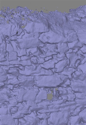 ČVUT v Praze (a) Snímek 4. PRÁCE V LABORATOŘI (b) High - 2 733 733 (c) 20 000 000 Obr. 4.4: Porovnání snímku a modelů s různým počtem trojúhelníků [autorka] (a) Snímek (b) S interpolací (c) Bez interpolace Obr.