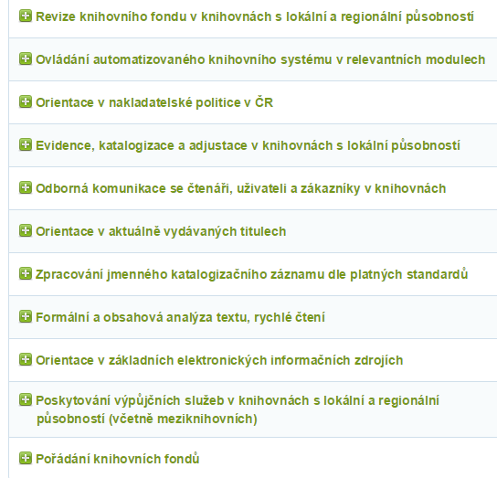 Profesní kvalifikace Knihovník v přímých službách!