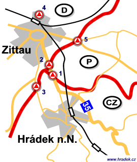 V období novodobého politického uspořádání se přechod stal součástí tratě Liberec Zittau Varnsdorf Rybniště.