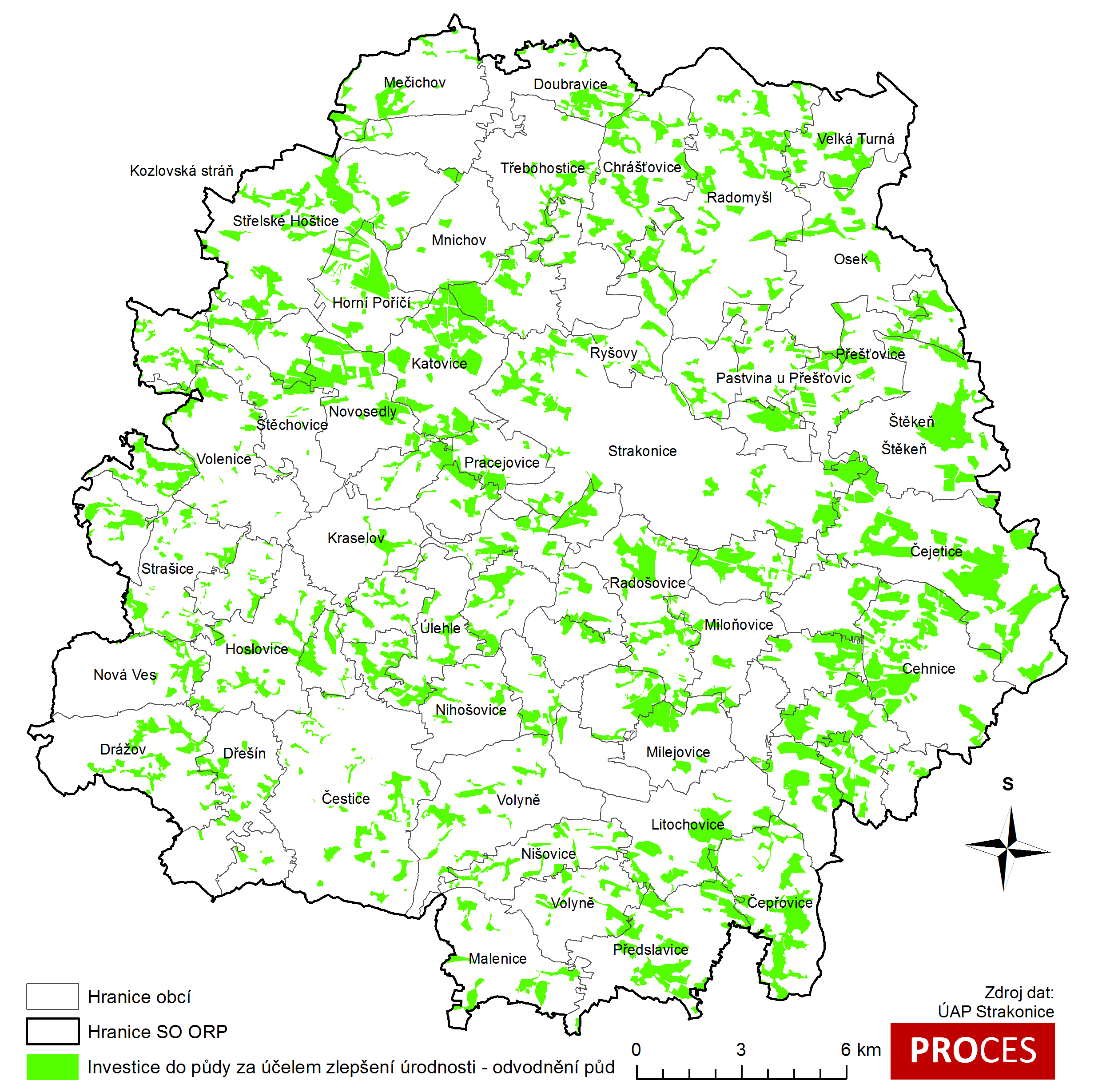 Centrum pro rozvoj obcí a regionů, s. r. o. Rozloha orné půdy na území SO ORP Strakonice poklesla v období 2010 až 2012 o 0,3 %, což je na stejné úrovni jako pokles v rámci kraji v uvedeném časovém intervalu.