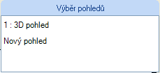 Popis funkcí 4.2.2 3D pohled 3D pohled: Toto tlačítko vytváří popř. otevírá 3D pohled.