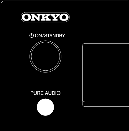 Používání režimů poslechu PURE AUDIO (pouze na hlavní jednotce): Displej a analogový video obvod jsou vypnuty pro přepnutí jednotky do režimu PURE AUDIO a tím je získán "čistější" zvuk.