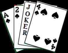 Samotná hra: První hráč v listině zamíchá karty. Hráč po jeho levé straně sejme a prohlídne tři karty, zda se nenachází karta JOKERa. Pokud se tato karta nachází v těchto tří karet, zůstává mu.
