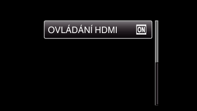 Nastavení menu HDMI VÝSTUP Nastavte výstup z HDMI konektoru tohoto přístroje, když je připojen k televizoru AUTO 576p Nastavení Podrobnosti Doporučujeme zvolit obvykle AUTO Zvolte tuto možnost, když