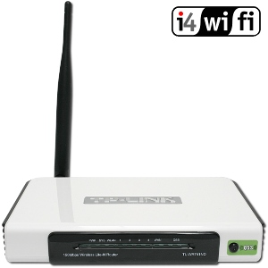 TP-LINK: TL-WR741ND Lite-N AP/router, 4x LAN, 1x WAN (2,4GHz, 802.11n) AP router v sobě integruje nejen 4 portový switch, ale zároveň implementuje normu 802.11n pro zvýšení rychlosti až na 150 Mbps.