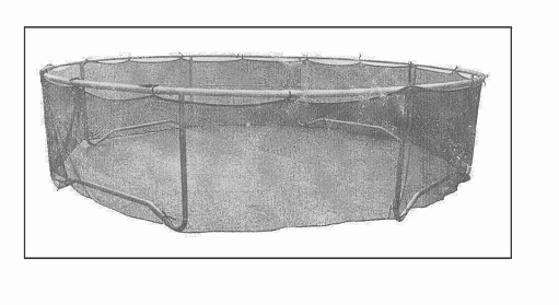 Instrukce pro montáţ spodní ochranné sítě trampolíny Spodní ochranná síť je určena k upevnění kolem rámu a noh trampolíny.